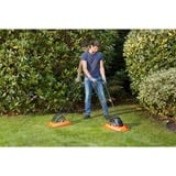 BLACK+DECKER 1200W 30cm zweefmaaier grasmaaier Oranje/zwart