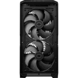Cooler Master HAF II 500 midi tower behuizing Zwart | 2x USB-A | 1x USB-C | Tempered Glass