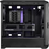Cooler Master HAF II 500 midi tower behuizing Zwart | 2x USB-A | 1x USB-C | Tempered Glass