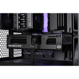 Cooler Master HAF II 500 midi tower behuizing Zwart | 2x USB-A | 1x USB-C | Tempered Glass