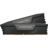Corsair 64 GB DDR5-5200 Kit werkgeheugen Zwart, CMK64GX5M2B5200C40, Vengeance, XMP