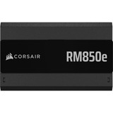 Corsair RM850e (2025), 850 Watt voeding  Zwart, 1x 12VHPWR, 2x PCIe, Kabel-Management