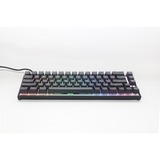 Ducky Mecha Pro SF RGB mechanisch toetsenbord Zwart, US lay-out (QWERTY), Cherry MX Speed Silver, 65%, RGB leds, PBT double-shot