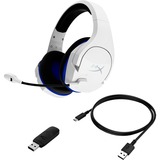 HyperX Cloud Stinger Core - Wireless for PlayStation gaming headset Wit/blauw, PS5, PS4, PS4 Pro, PC