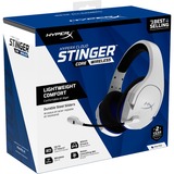HyperX Cloud Stinger Core - Wireless for PlayStation gaming headset Wit/blauw, PS5, PS4, PS4 Pro, PC