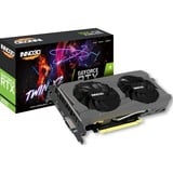 INNO3D GeForce RTX 3050 TWIN X2 8GB grafische kaart 1x HDMI, 1x DisplayPort, 1x DVI-D, DLSS 3