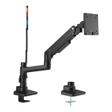Kensington SmartFit Premium heavy duty single monitorarm Zwart