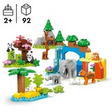 LEGO DUPLO Stad - 3-in-1 families van wilde dieren Constructiespeelgoed 10446