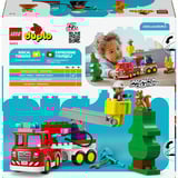 LEGO DUPLO - Brandweertruck met slang en brandweerman Constructiespeelgoed 10473