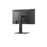 LG 24BA850 23.8" monitor Zwart, HDMI, DisplayPort, Audio, LAN, USB-C, Webcam