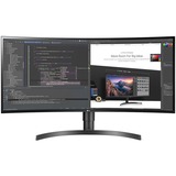 LG 34WP75C-B 34" Curved UltraWide Monitor Zwart, 2x HDMI, DisplayPort
