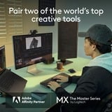 Logitech MX Keys S for Mac toetsenbord Lichtgrijs, US-International lay-out (QWERTY), 100%, Bluetooth Low Energy