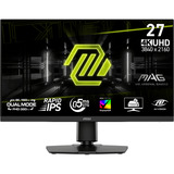 MSI MAG 272URDF E16 27" 4K Ultra HD gaming monitor Zwart, 1x DisplayPort, 2x HDMI, 2x USB-A, 160 Hz / 320 Hz