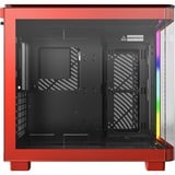 Montech KING 95 midi tower behuizing Rood | 2x USB-A | 1x USB-C | RGB | Tempered Glass