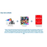 Nintendo Switch (OLED-model) Wit - Mario Kart 8 Deluxe Bundel spelconsole Wit, Super Mario Kart 8 Deluxe inbegrepen