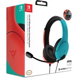 PDP LVL40 Wired Stereo Gaming headset on-ear  Blauw/rood, Nintendo Switch