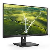 Philips 242B1G 23.8" monitor Zwart, HDMI, DisplayPort, DVI-D, VGA, USB-A, USB-B