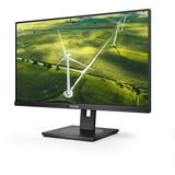 Philips 242B1G 23.8" monitor Zwart, HDMI, DisplayPort, DVI-D, VGA, USB-A, USB-B