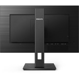 Philips 242B1G 23.8" monitor Zwart, HDMI, DisplayPort, DVI-D, VGA, USB-A, USB-B