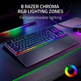 Razer Ornata V3 TKL RGB mechanisch gaming toetsenbord Zwart, US lay-out (QWERTY), Razer Hybrid-Mecha-Membrane, 80% (TKL)	