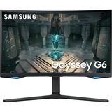 SAMSUNG Odyssey G6 S27BG650EU 27" Gaming Monitor Zwart, 2x HDMI, 1x DisplayPort, 2x USB-A 3.2 (5 Gbit/s), 1x RJ-45, 240 Hz