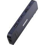Sitecom 6-in-2 MacBook Air Multiport Hub dockingstation Blauw