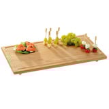  Snij- en afdekplaat, bamboe snijplank Houtkleur, 50 x 28 cm