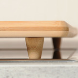  Snij- en afdekplaat, bamboe snijplank Houtkleur, 50 x 28 cm