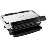 Tefal OptiGrill Elite XL GC760D contactgrill Geborsteld rvs/zwart