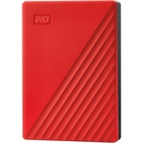 WD My Passport 6 TB externe harde schijf Rood, Micro-USB-B 3.2 Gen 1