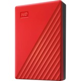 WD My Passport 6 TB externe harde schijf Rood, Micro-USB-B 3.2 Gen 1