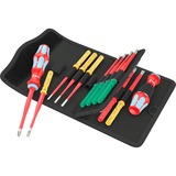 Wera Kraftform Kompakt VDE RVS 17 extra slim 1 Tool Finder, 17‑delig schroevendraaier Rood/blauw