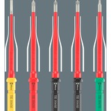 Wera Kraftform Kompakt VDE RVS 17 extra slim 1 Tool Finder, 17‑delig schroevendraaier Rood/blauw