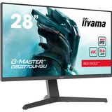 iiyama G-Master Red Eagle GB2870UHSU-B1 28" 4K Ultra HD Gaming Monitor Zwart, 4K UHD, HDMI, DisplayPort, USB 3.0, Audio