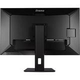 iiyama ProLite XUB3293UHSN-B5 31.5" 4K Ultra HD monitor Zwart, 1x DisplayPort, 1x HDMI, 1x USB-C, 2x USB-A, 1x RJ-45