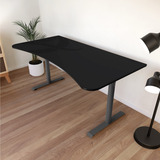 Arozzi Arena Gaming Desk - Gunmetal Gunmetal