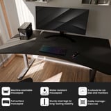 Arozzi Arena Gaming Desk - Gunmetal Gunmetal