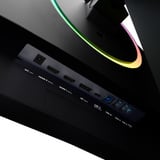 Arozzi Nova Curved 49" v2 UltraWide gaming monitor Zwart, 1x DisplayPort, 2x HDMI, 1x USB-C, 2x USB-A, 165 Hz