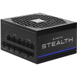 Chieftec Stealth modulaire 1000 watt voeding  Zwart, 1x 12V-2x6, 3x PCIe
