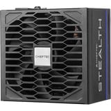 Chieftec Stealth modulaire 1000 watt voeding  Zwart, 1x 12V-2x6, 3x PCIe