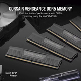 Corsair 128 GB DDR5-6400 (2x 64 GB) Kit werkgeheugen Zwart, CMK128GX5M2B6400C42, Vengeance, XMP 3.0