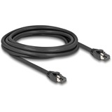 DeLOCK Cat.8.1 netwerkkabel Zwart, 3 meter, S/FTP, RJ-45