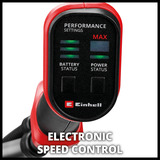 EINHELL GP-BC 36/430 Li BL-Solo Accu Bosmaaier Rood/zwart, Accu en oplader niet inbegrepen