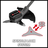 EINHELL GP-BC 36/430 Li BL-Solo Accu Bosmaaier Rood/zwart, Accu en oplader niet inbegrepen
