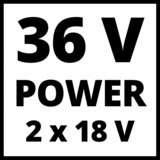 EINHELL GP-BC 36/430 Li BL-Solo Accu Bosmaaier Rood/zwart, Accu en oplader niet inbegrepen