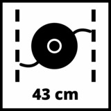 EINHELL GP-BC 36/430 Li BL-Solo Accu Bosmaaier Rood/zwart, Accu en oplader niet inbegrepen