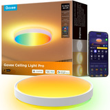 Govee 15-Inch RGBICWW Smart Ceiling Light Pro verlichting Wit, 2,4GHz-wifi + Bluetooth