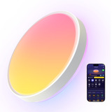 Govee 15-Inch RGBICWW Smart Ceiling Light Pro verlichting Wit, 2,4GHz-wifi + Bluetooth