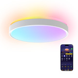Govee 15-Inch RGBICWW Smart Ceiling Light Pro verlichting Wit, 2,4GHz-wifi + Bluetooth