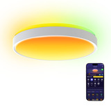 Govee 15-Inch RGBICWW Smart Ceiling Light Pro verlichting Wit, 2,4GHz-wifi + Bluetooth